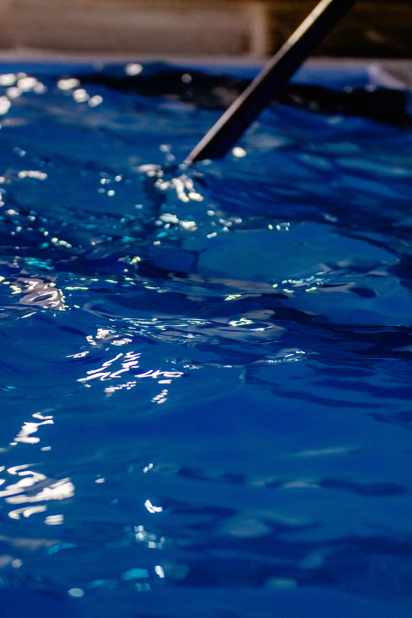 Surface de l’eau de la piscine du Club House